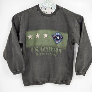 US Army Paragon Sweater Mens XL 4 Long Sleeve Military Outpost Stars Outdoors